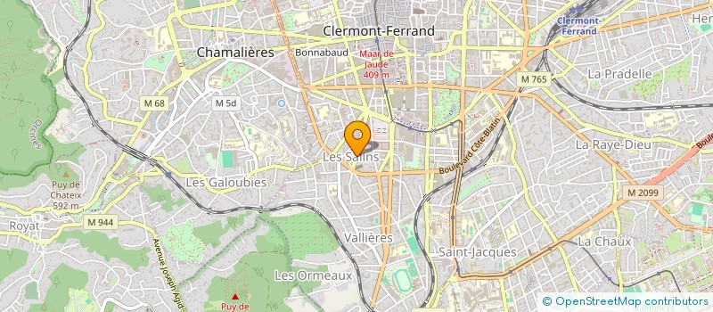 localisation de l'entreprise SUPER SAPIN à CLERMONT-FERRAND