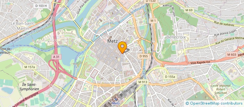 localisation de l'entreprise SUPER SARL  METZ