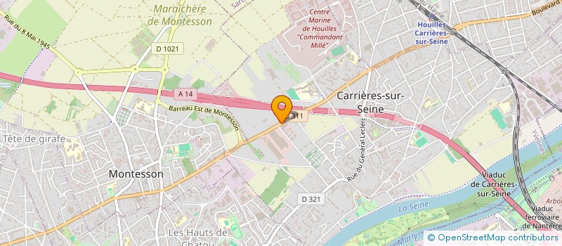 localisation de l'entreprise SUPER SCOOT  CARRIERES-SUR-SEINE