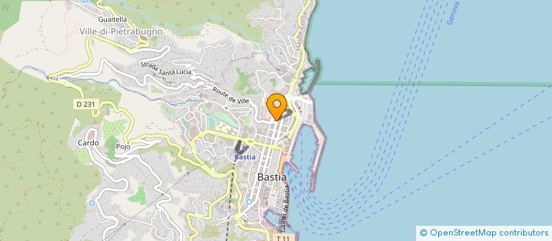 localisation de l'entreprise SUPER SERVICE DE L'IMPERATRICE  BASTIA