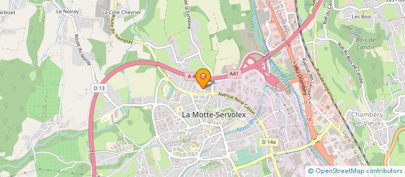 localisation de l'entreprise SUPER SERVOLEX à LA MOTTE-SERVOLEX