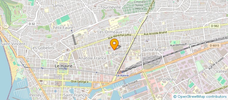 localisation de l'entreprise SUPER SEVEN à LE HAVRE