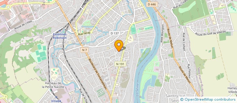 localisation de l'entreprise SUPER STAFF à CORBEIL-ESSONNES