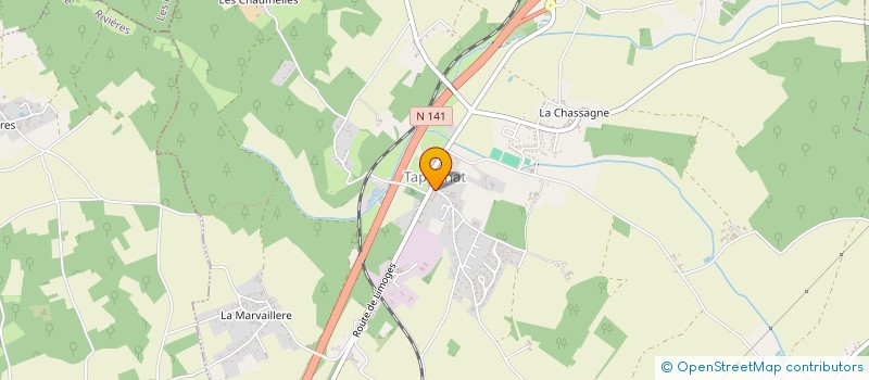 localisation de l'entreprise SUPER STORE à TAPONNAT-FLEURIGNAC