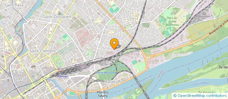 localisation de l'entreprise SUPER TERRAIN à NANTES