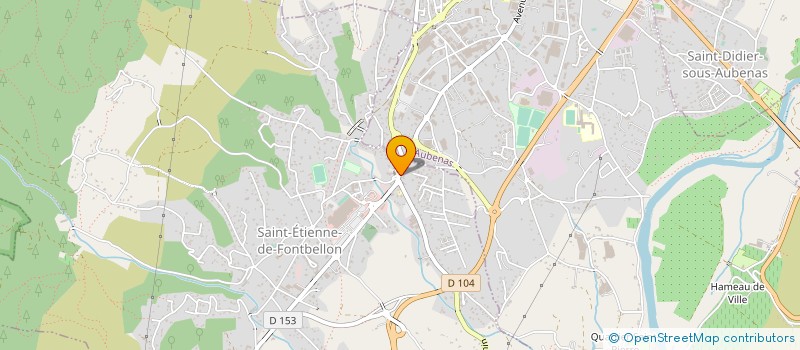 localisation de l'entreprise SUPER TIF'S à SAINT-ETIENNE-DE-FONTBELLON