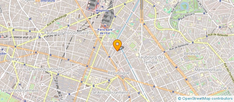 localisation de l'entreprise SUPER TRAMP 22  PARIS