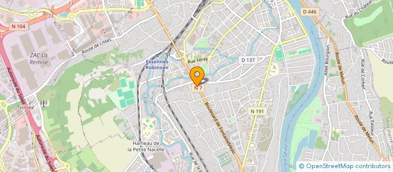 localisation de l'entreprise SUPER VESTON à CORBEIL-ESSONNES