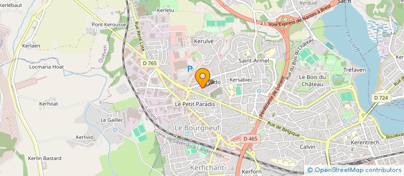 localisation de l'entreprise SUPER VITE à LORIENT