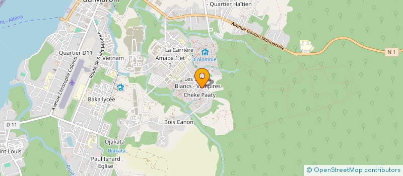 localisation de l'entreprise SUPER WILLIAM à SAINT-LAURENT-DU-MARONI