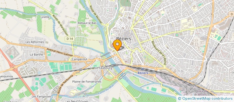 localisation de l'entreprise SUPER Z à BEZIERS