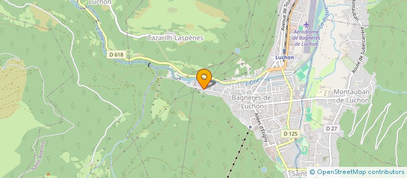 localisation de l'entreprise SUPERBAGNERES LA PIONNIERE  BAGNERES-DE-LUCHON