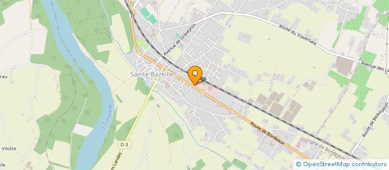 localisation de l'entreprise SUPERBAZ  SAINTE-BAZEILLE