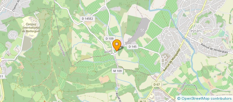 localisation de l'entreprise SUPERBLOC PASCAL MATERIAUX à ASSAS