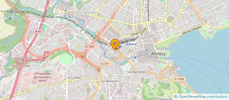 localisation de l'entreprise SUPERBOLIDE à ANNECY
