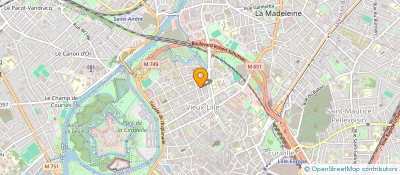 localisation de l'entreprise SUPERBURO à LILLE