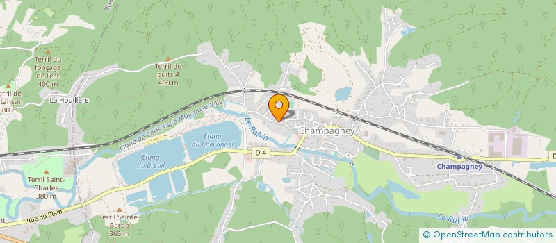 localisation de l'entreprise SUPERCAR 90  CHAMPAGNEY