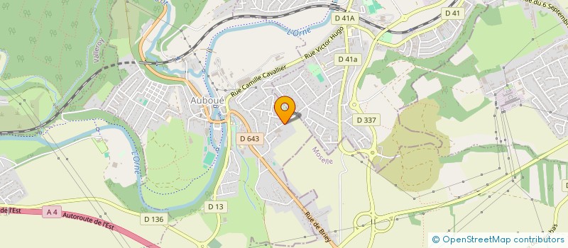 localisation de l'entreprise SUPERCASH VOSGES  AUBOUE