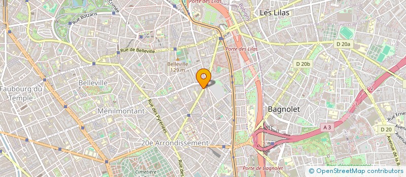 localisation de l'entreprise SUPERCHERIE CREW  PARIS