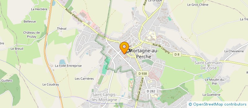 localisation de l'entreprise SUPERCHERON à MORTAGNE-AU-PERCHE