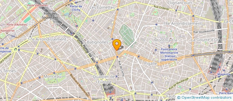 localisation de l'entreprise SUPERCOMPONENT à CLICHY