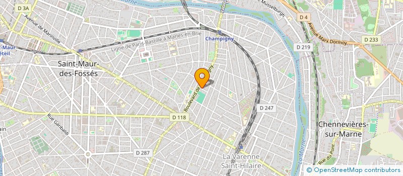 localisation de l'entreprise SUPERDIAGONAL à SAINT-MAUR-DES-FOSSES