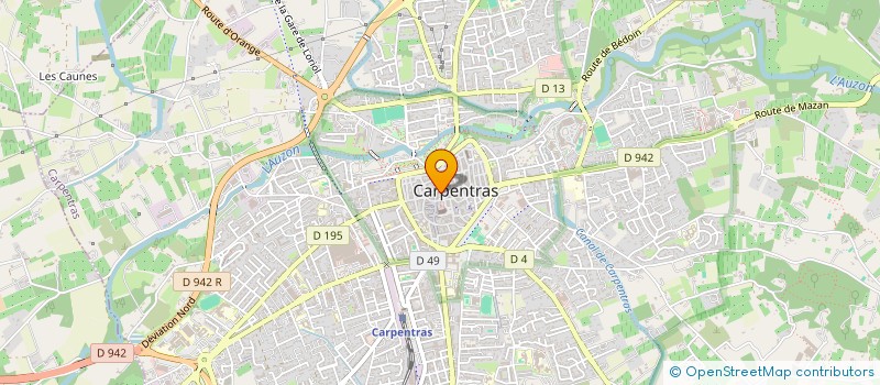 localisation de l'entreprise SUPEREC 84 à CARPENTRAS