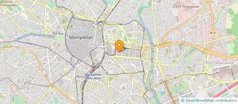 localisation de l'entreprise SUPERETT'ANTIGONE à MONTPELLIER