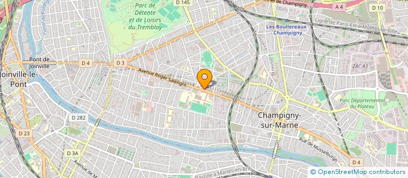 localisation de l'entreprise SUPERETTE 2008 à CHAMPIGNY-SUR-MARNE