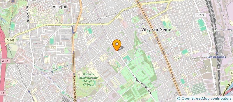 localisation de l'entreprise SUPERETTE AISSAM à VITRY-SUR-SEINE
