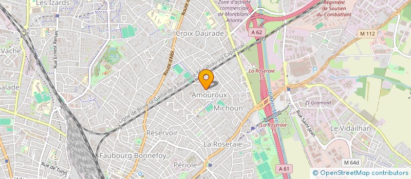 localisation de l'entreprise SUPERETTE AMOUROUX à TOULOUSE