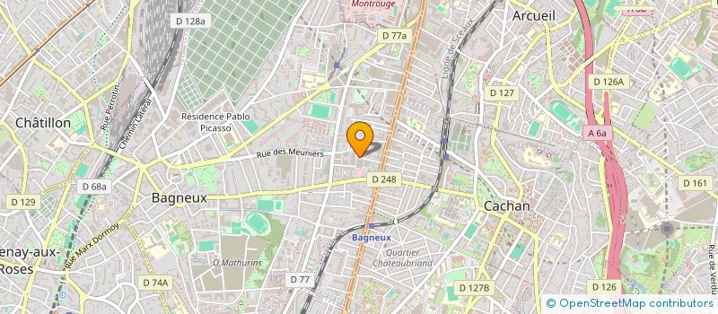 localisation de l'entreprise SUPERETTE BAGNEUX à BAGNEUX