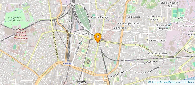 localisation de l'entreprise SUPERETTE BEL AIR à ORLEANS