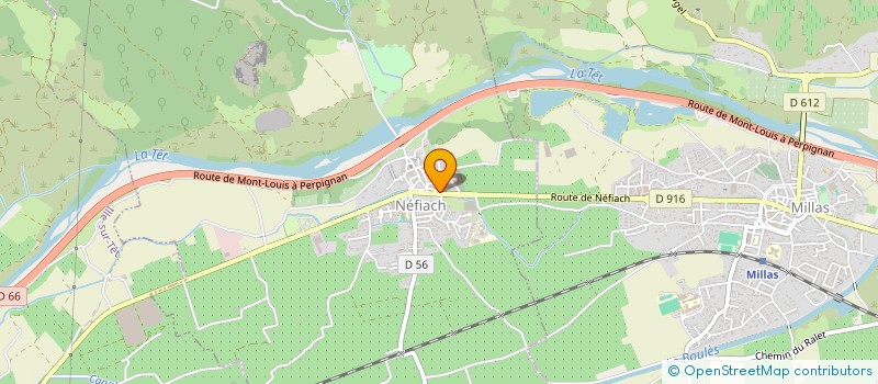 localisation de l'entreprise SUPERETTE CATALANE  NEFIACH