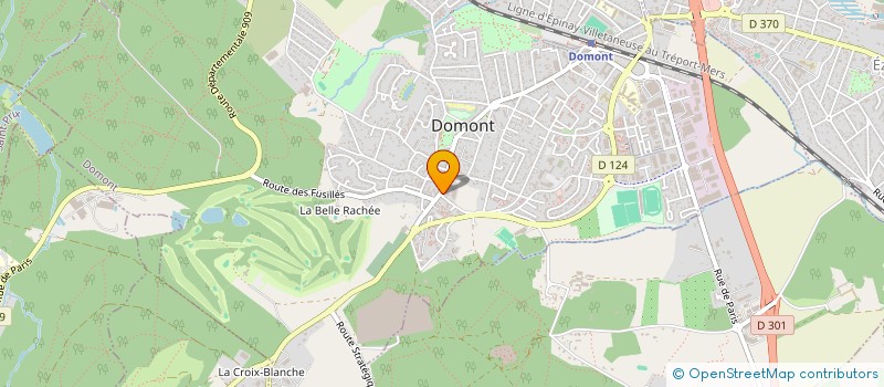 localisation de l'entreprise SUPERETTE DE DOMONT  DOMONT