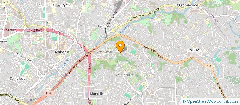 localisation de l'entreprise SUPERETTE DE FRAIS VALLON à MARSEILLE