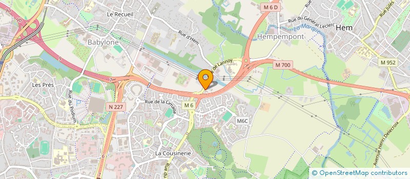 localisation de l'entreprise SUPERETTE DE LA GARE  ARMENTIERES