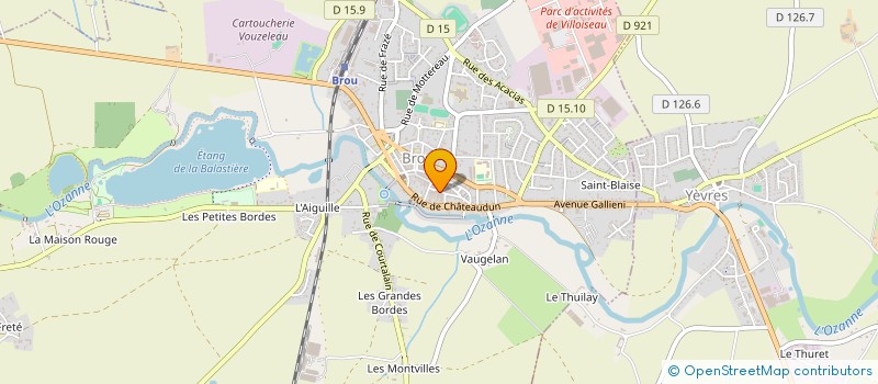 localisation de l'entreprise SUPERETTE DE LA PLACE à BROU