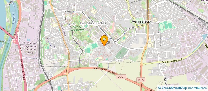 localisation de l'entreprise SUPERETTE DE LA PYRAMIDE  VENISSIEUX