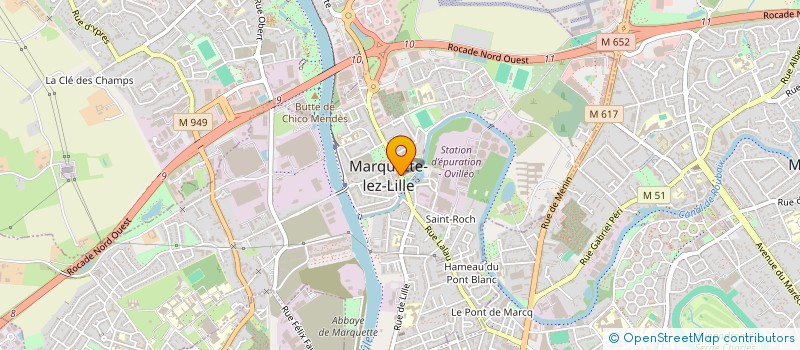 localisation de l'entreprise SUPERETTE DE MARQUETTE  MARQUETTE-LEZ-LILLE