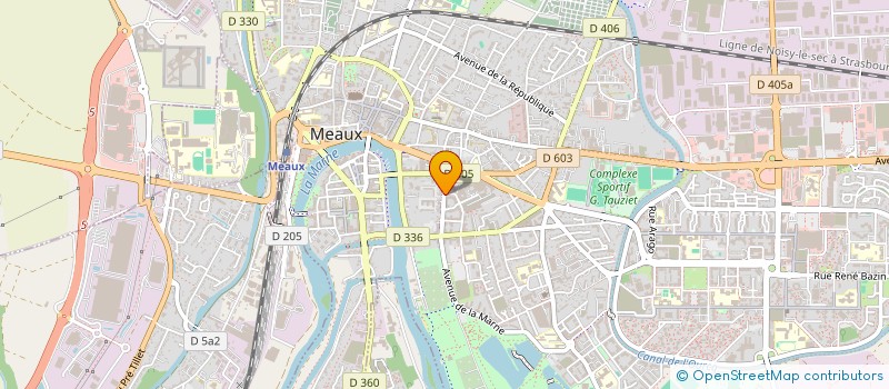 localisation de l'entreprise SUPERETTE DE MEAUX  MEAUX