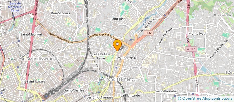 localisation de l'entreprise SUPERETTE DE SAINT JUST à MARSEILLE