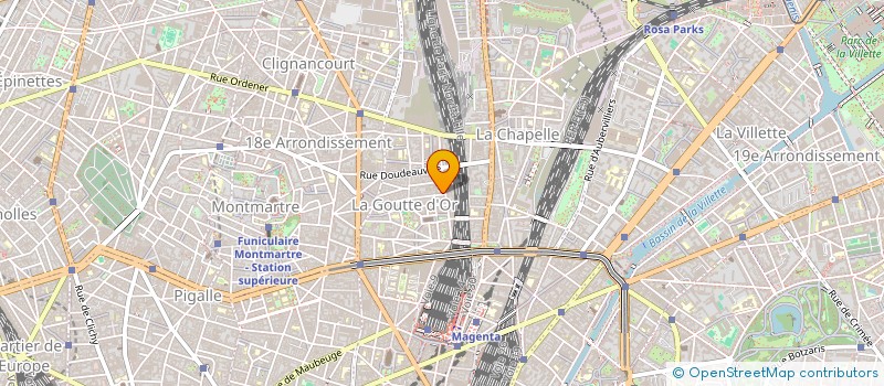 localisation de l'entreprise SUPERETTE DE STEPHENSON  PARIS