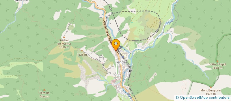 localisation de l'entreprise SUPERETTE DES MERVEILLES  TENDE