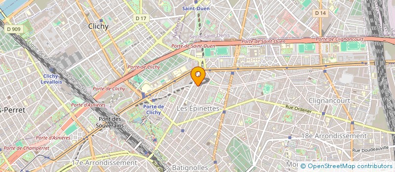 localisation de l'entreprise SUPERETTE DU MARCHE  PARIS