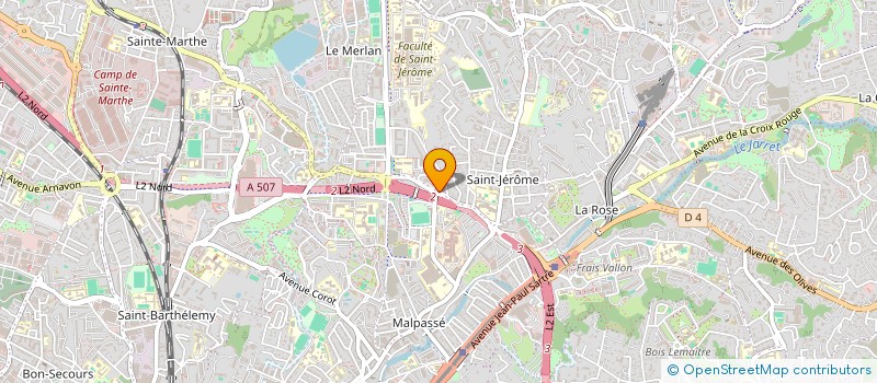 localisation de l'entreprise SUPERETTE DU MERLAN à MARSEILLE