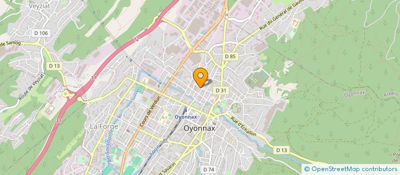 localisation de l'entreprise SUPERETTE LA VICTOIRE à OYONNAX