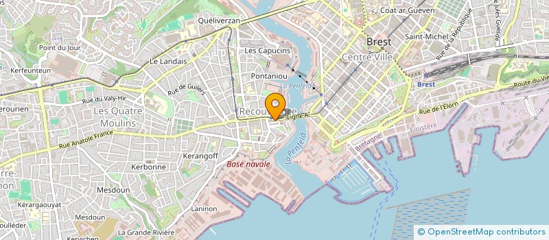 localisation de l'entreprise SUPERETTE LE TARDIF à BREST
