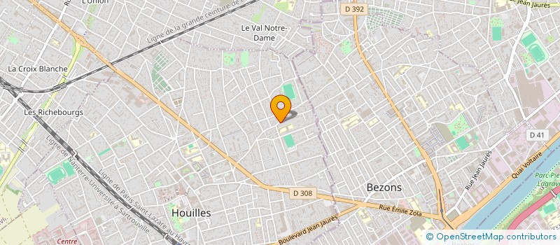 localisation de l'entreprise SUPERETTE MA à HOUILLES