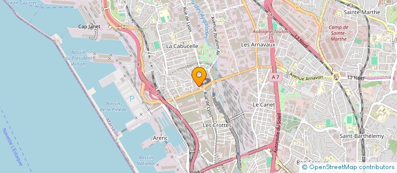 localisation de l'entreprise SUPERETTE ODDO à MARSEILLE